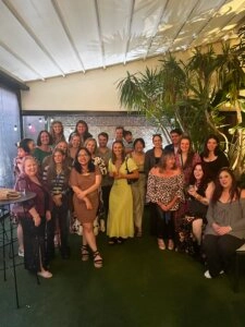 Berwick Veterinary Hospital team gathered together for a group photo during the annual Christmas party awards night celebration
